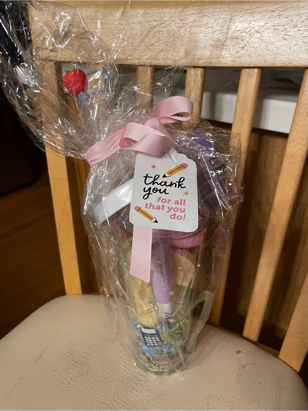 Thank You Pink Bath & Body Gift Cup - Hand & Foot Care Set